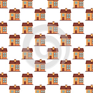 Houses fronts facades pattern background photo