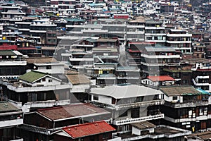 Houses in Geumho, Seoul, South Korea