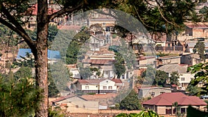 Houses on the hills of Kigali photo