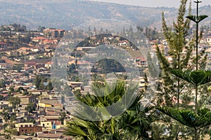 Houses on the hills of Kigali photo