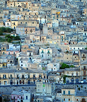 Houses on hillside photo