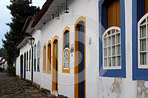 Houses in historic city of Paraty