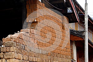 Houses in the historic village of Baisha near Lijiang, Yunnan, China