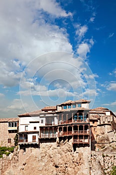 houses hung (casas colgadas) in Cuenca, Castilla-La Mancha, Spain photo