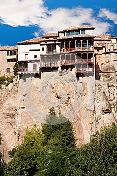 houses hung (casas colgadas) in Cuenca, Castilla-La Mancha, Spain