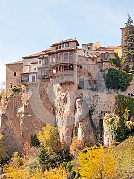 Houses hung in Cuenca, Spain