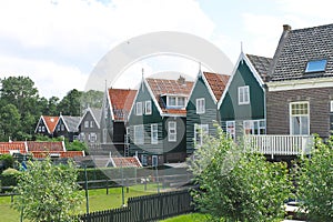 Houses on the island of Marken.