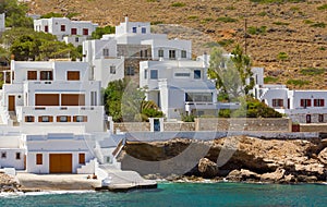 Houses in Kamares, Sifnos island, Greece