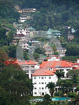 Houses in Kandy, Sri Lanka