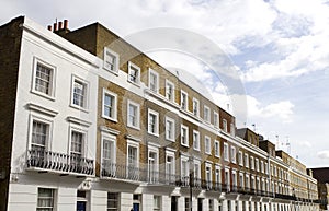 Houses in Knightsbridge London photo