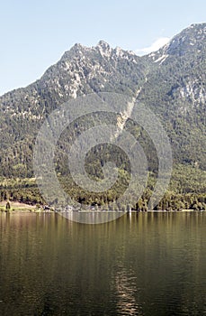 Houses on a lake