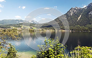 Houses on a lake