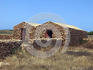 houses made of stone in Lampedusa