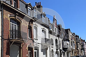 Houses in Malo les Bains in Dunkirk, France