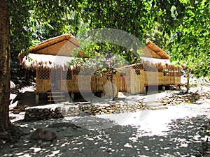 Houses at Mangyan Village - Puerto Galera Philippines photo