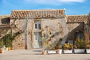 Houses in Marzamemi - Sicily island - Italy