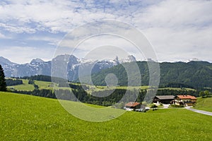 Houses in the mountains