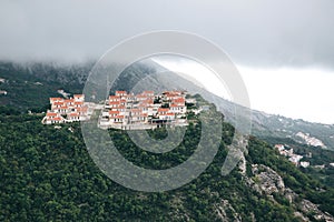 Houses in the mountains. Montenegro