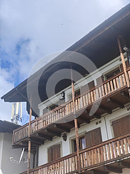 Houses in the mountains