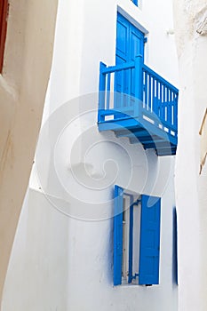 Houses of Mykonos island in Greece