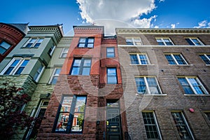 Houses near Dupont Circle, in Washington, DC.