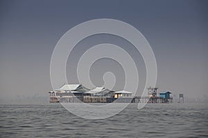 Houses near Inle Lake, Myanmar