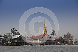 Houses near Inle Lake, Myanmar