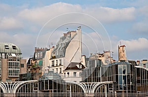 Houses near Pompidou Centre