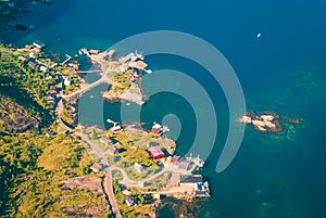 Houses near sea