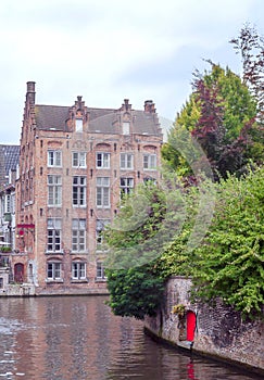 Houses in the old town of Bruges