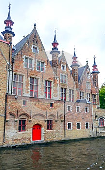 Houses in the old town of Bruges