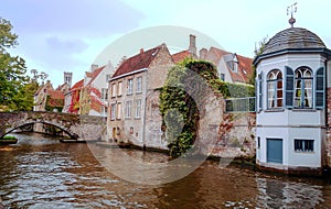 Houses in the old town of Bruges