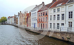 Houses in the old town of Bruges