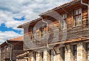 Houses in Old Town of Sozopol, Bulgaria