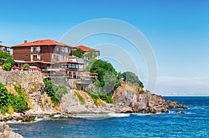 Houses in Old Town of Sozopol, Bulgaria