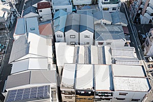 Houses in Osaka neighborhood