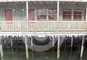 Houses over the sea