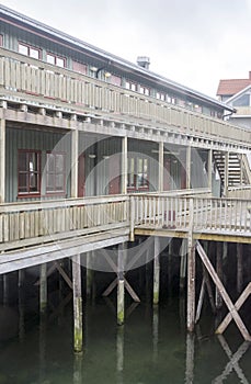 Houses over the sea