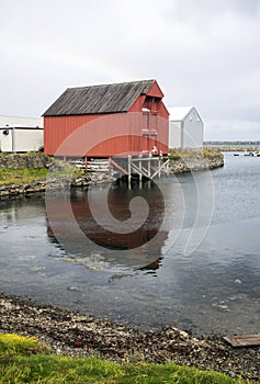 Houses over the sea