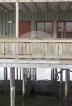 Houses over the sea