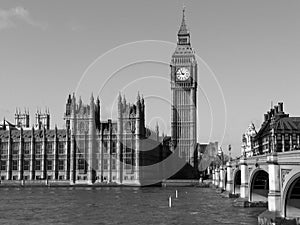 Houses of Parliament and Big Ben, London.