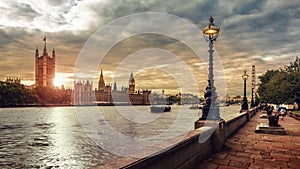 Houses of Parliament and Big Ben, London