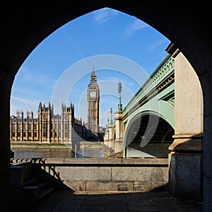 The Houses of Parliament in London