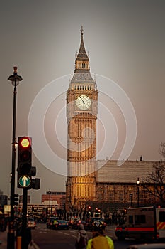 Houses of Parliament in London with Big Ben