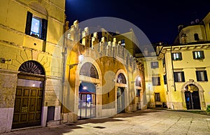 Houses on Piazzetta Pescheria in Verona