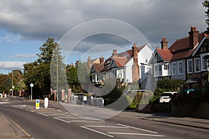 Houses in Potters Bar, Hertfordshire in the UK