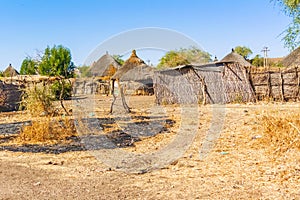 Houses in Rashid, Sudan photo