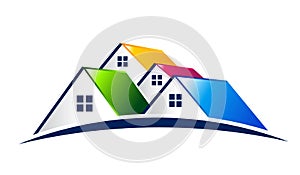 Houses. Real Estate Logo