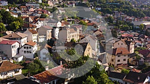 Houses in residential district of Sarajevo