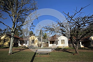 Houses of the residential village of Horto Florestal de Rio Claro